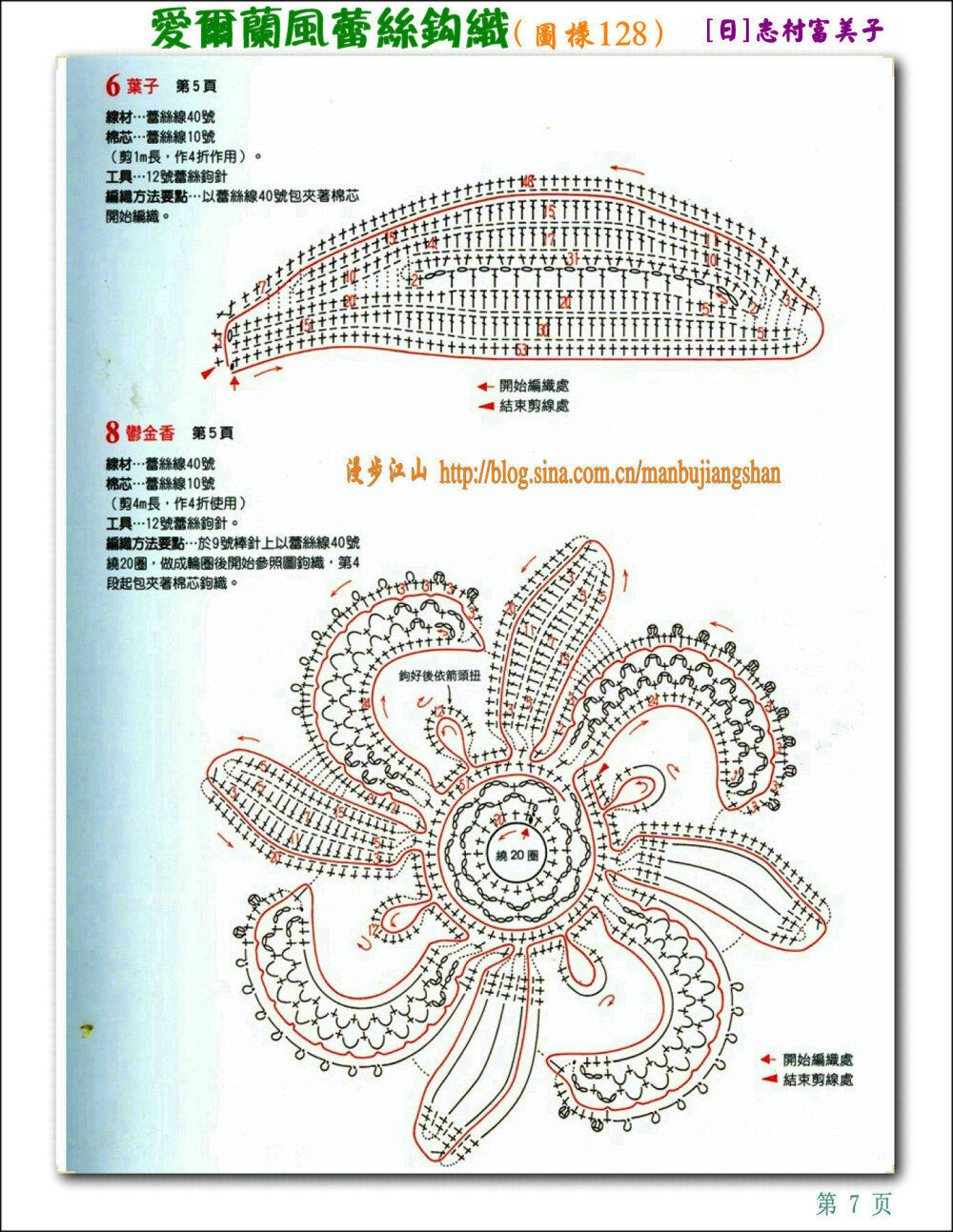 爱尔兰蕾丝钩编