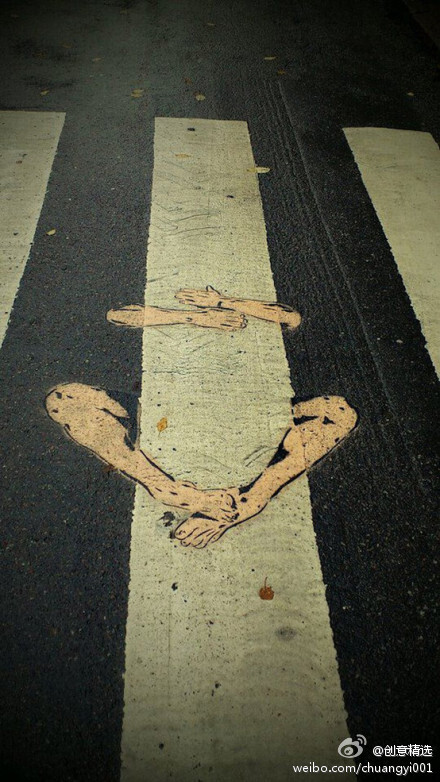 2011最佳街头艺术作品。 via 围脖