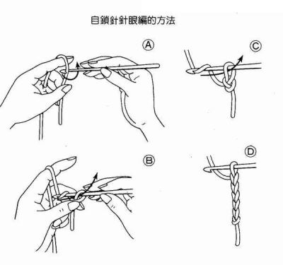 平編起針鎖針法