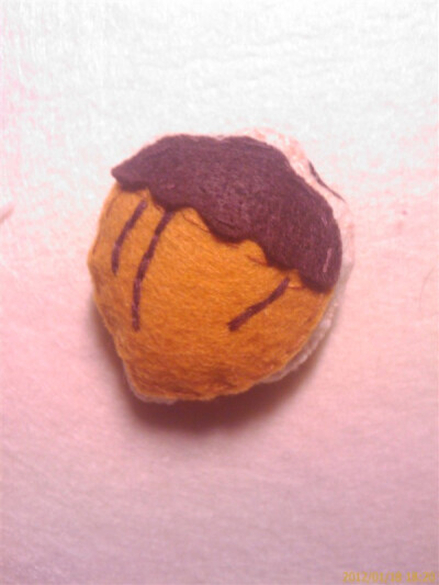 手缝不织布小坚果～针脚歪歪歪&gt;&lt;