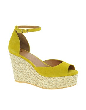 Image 1 of ASOS HAWLEY Suede Espadrille Wedges