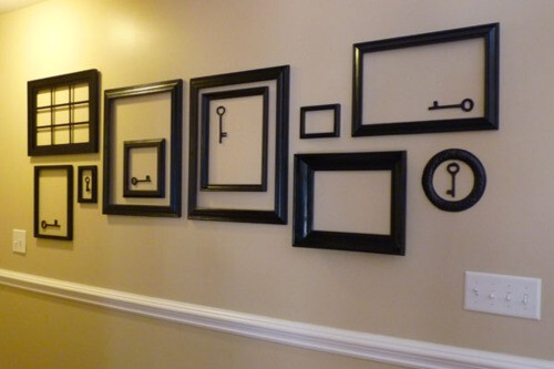 Use key and frame to make a wall. :)