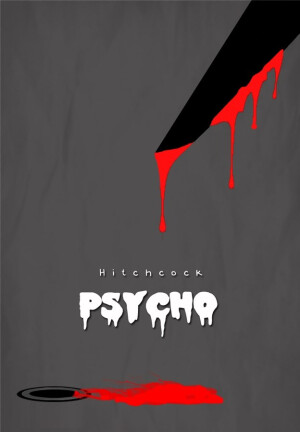 【触目惊心】(港译)【惊魂记】(中译)（Psycho）- (1960) ‧ 紧张大师希治阁(Hitchcock)执导，描述一位卷款了老板的钱后躲藏在一家汽车旅馆的女秘书Marion（珍妮•李饰）和孤独的旅社老板Norman Bates（安东尼•柏金斯饰）之间的遭遇, 探讨了精神分裂所引发的犯罪行为。电影刻意以黑白为主调, 以营造更突出的惊吓效果。 大师继续以其创意的拍摄手法巧妙运用镜头, 加上带动情绪的出色配乐, 为其电影系列再添上一部教学经典。 其中著名的「浴室杀人」场景已经被视为电影界最惊吓的一幕，并引起后期许多研究和拆解。