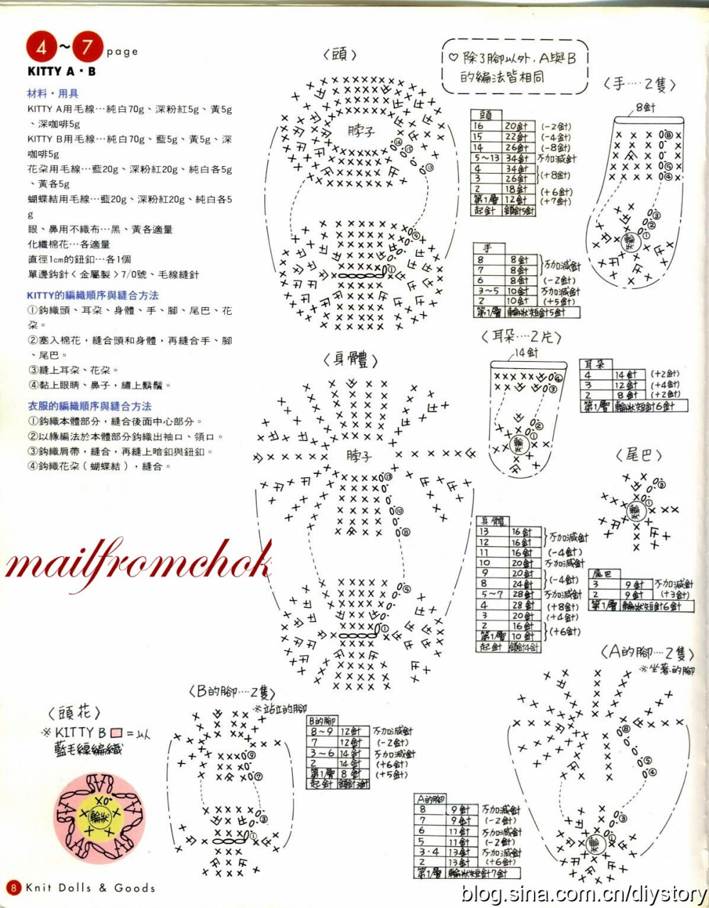 《手工编织HELLO &lt;wbr&gt;KITTY》教程书