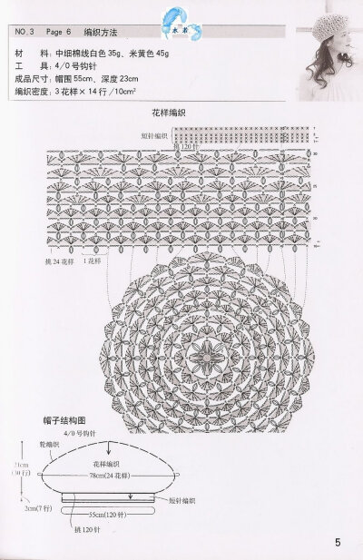 钩针帽子