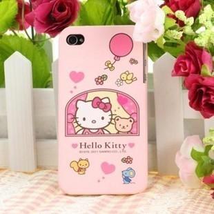 韩国正品 hellokitty 限量版 苹果 iphone4/4s 外壳 手机套 硬壳