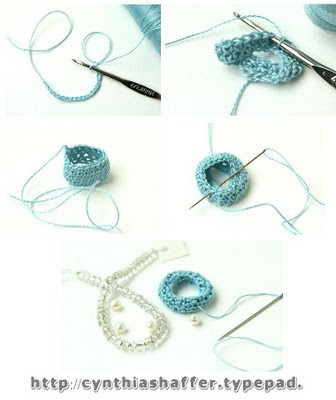 anillo crochet diy