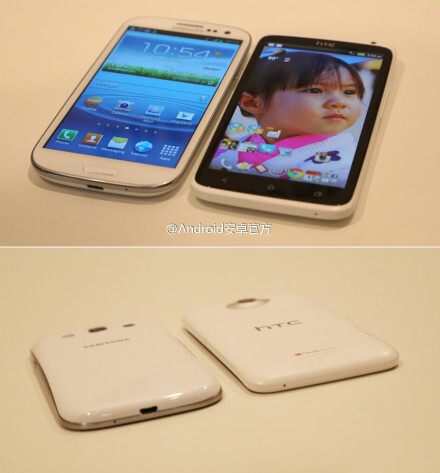 samsung galaxy SIII 和HTC one X