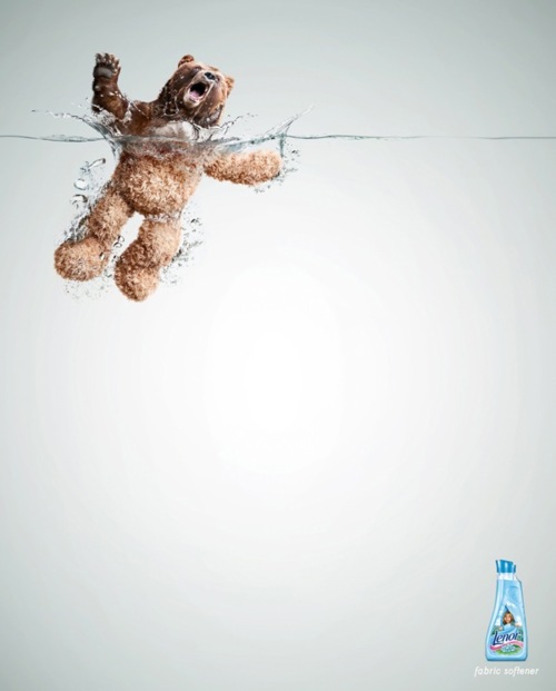 Creative Advertising : A campaign by Grey Group Peru for Lenor fabric softener (via 汤不热)