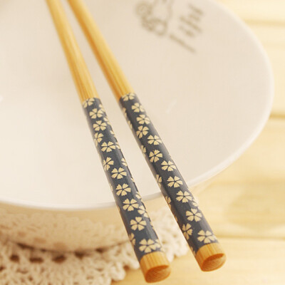 日式樱花竹筷 食具 筷子