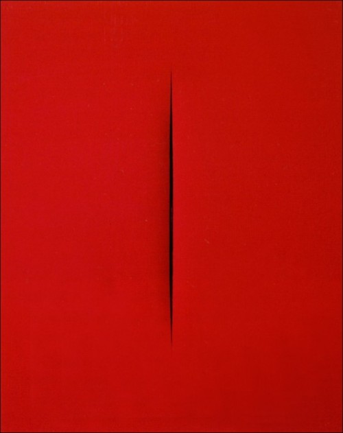 tumblr m3tu9tf8pA1rse1ipo1 500 An Art For The Space Age by Lucio Fontana