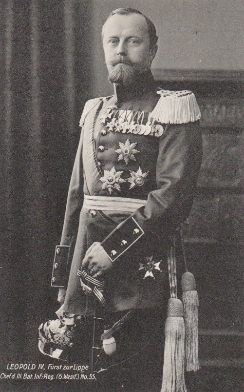 His Serene Highness Leopold IV, Prince of Lippe (1871-1949)