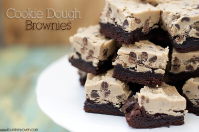 cookie dough brownies.