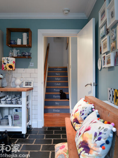 留洋MM的小复式公寓 色彩缤纷的清爽家