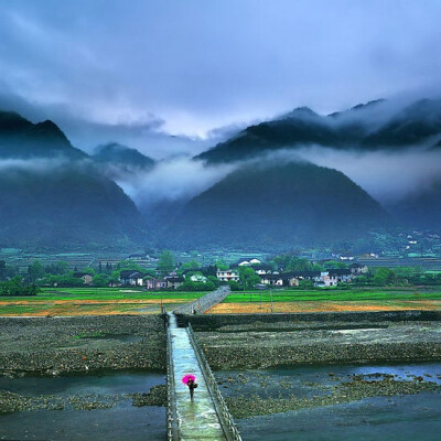 大山的清晨