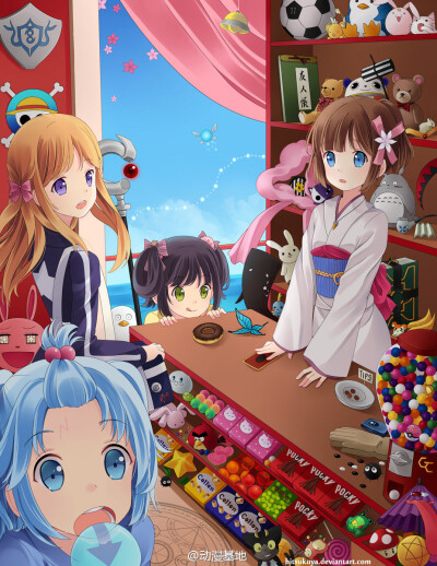 据说这张图片包含了50多部动漫，你看到了神马？