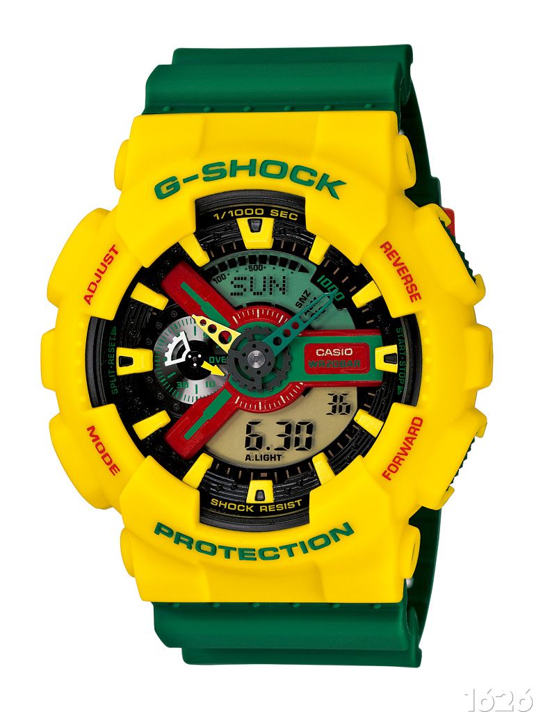 牙买加风来袭,G-SHOCK推出全新热情活力抢眼系列表款