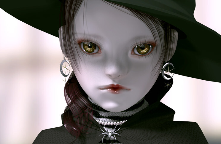 mariko adachi的3D作品，主页：http://homepage2.nifty.com/digidoll/