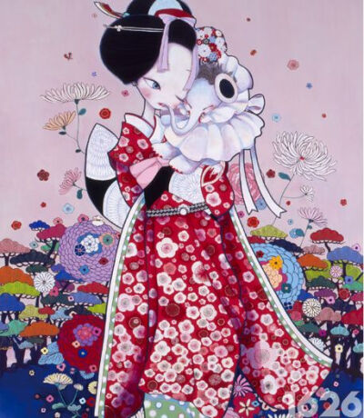 日本新锐插画师卷田遥台北“艺妓”作品个展 http://shock.1626.com/2012/yishuzhanlan_0513/142868.html