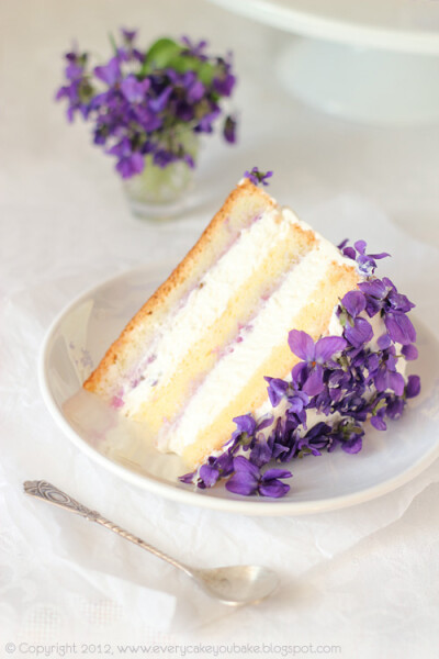 violet cake.