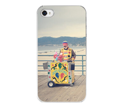 California Iphone case - Iphone 4 4s cover - venice beach california - clown pier beach - girly iphone case - dreamy whimsical iphone cover