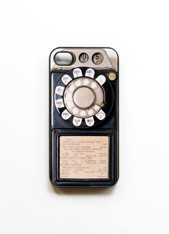Payphone iphone 4 Case - Black. Cases for iphone 4