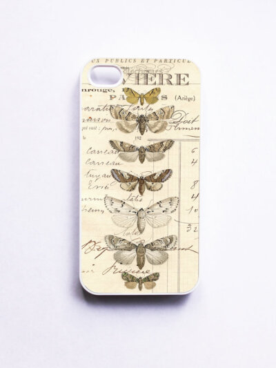 iPhone 4 Case Butterfly Botanical Apple