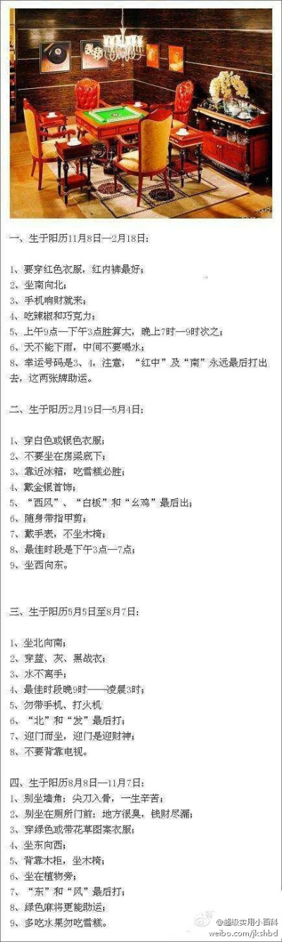 【麻将必胜秘籍】爱打麻将、不想输钱的必须收藏！