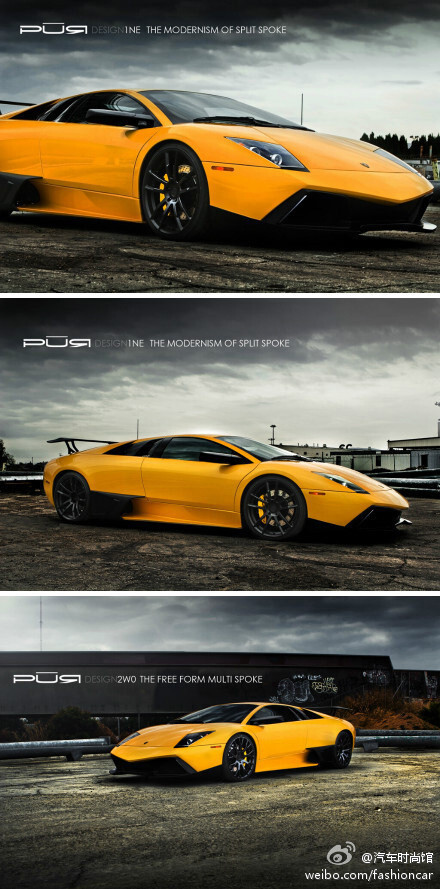 PUR轮毂加装Lamborghini Murcielago