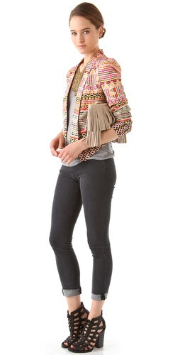 Rebecca Minkoff Becky Printed Jacket