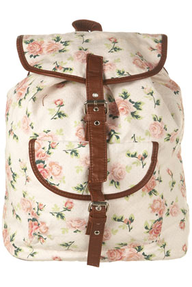 Floral Print Backpack