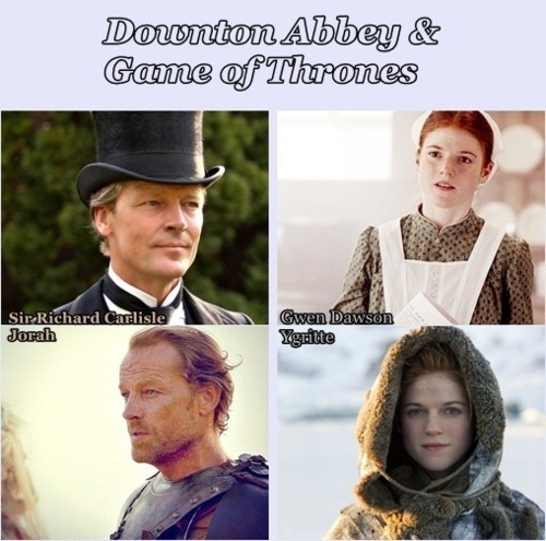 穿越了？轧戏了？。。。Downton Abbey VS GAME OF THRONE