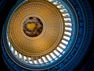 美国国会大厦内部穹顶，来自加拿大摄影师Kevin Ng