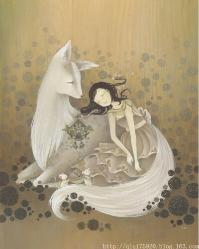 韩裔美国艺术家Amy Sol插画木板上的童话故事 - vincent - My Postmodern Life