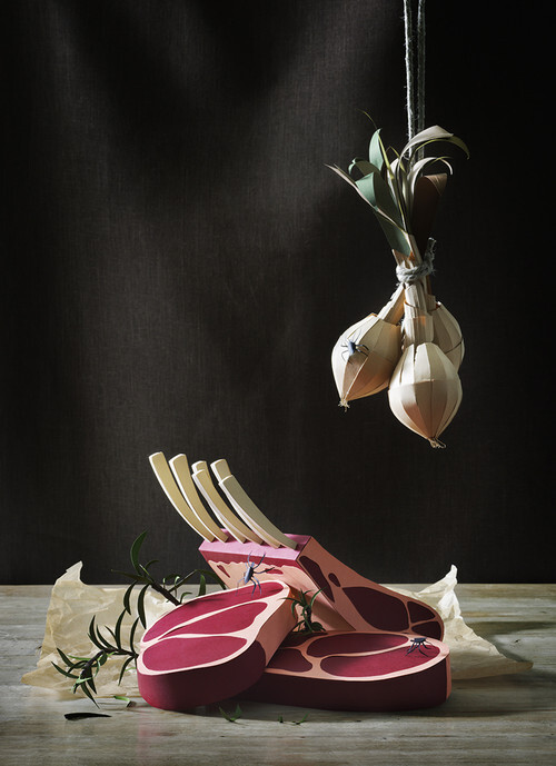 “Still Life” paper art by Fideli Sundqvist