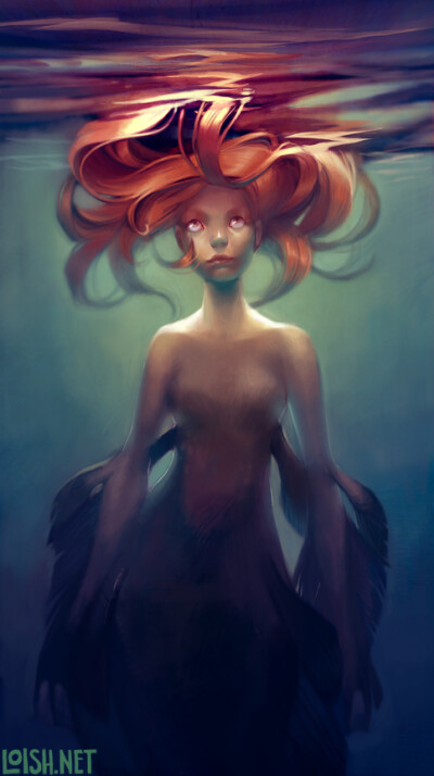 mermaid by `loish on deviantART