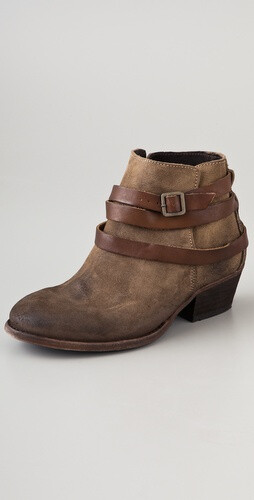 H by hudson Horrigan Suede Wrap Strap Booties