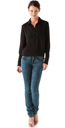 Theyskens&#39; Theory Becky Franky Blouse