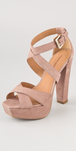 Madison Harding Jackson Suede Platform Sandals