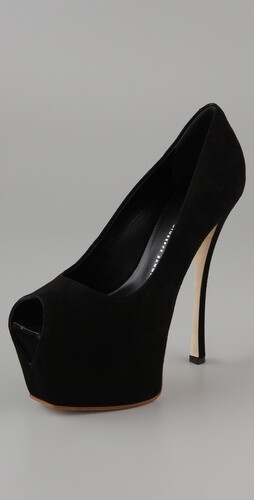 Giuseppe Zanotti Platform Suede Pumps