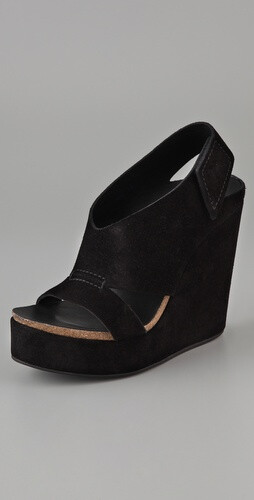 Pedro Garcia Open Toe Wedge Sandals