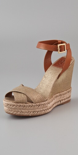 Tory Burch Fabian Wedge Espadrilles