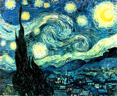 印象主义 文森特·凡·高 Vincent Van Gogh 1853－1890 荷兰 《星空》