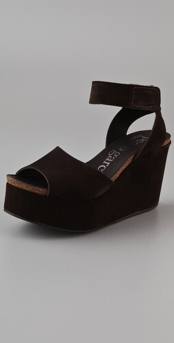 Pedro Garcia Demi Suede Platform Sandals