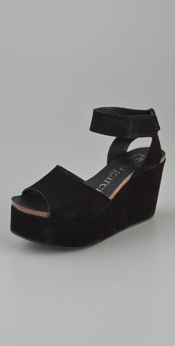 Pedro Garcia Demi Suede Platform Sandals