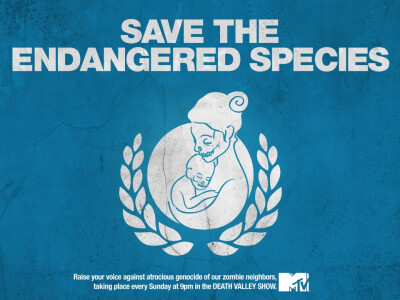 拯救濒危物种！MTV平面广告