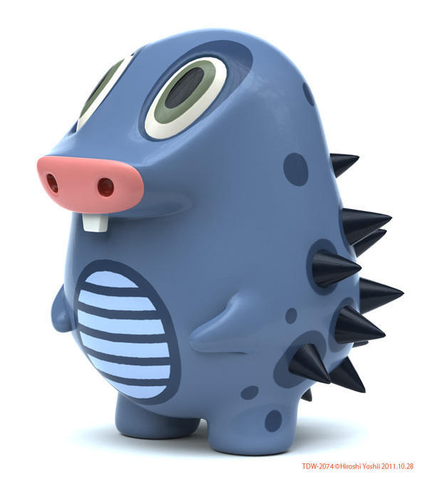 hiroshiyoshii可爱的公仔设计