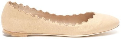 Chloe Scalloped Ballet Flat - Chloé