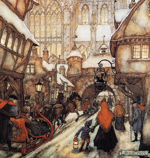 荷兰画家Anton Pieck 插画