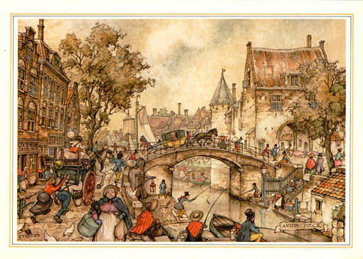 荷兰画家Anton Pieck 插画